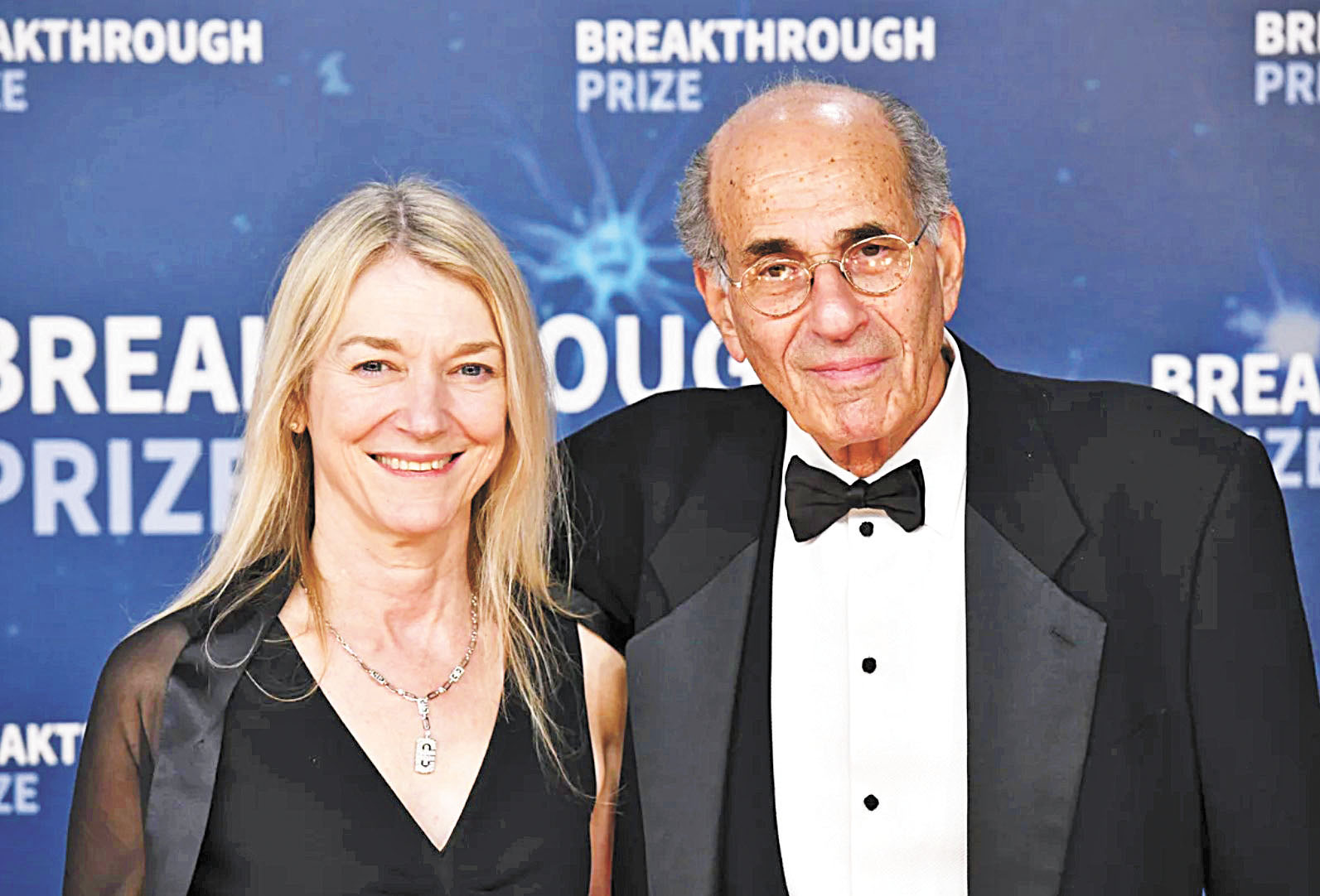 諾貝爾獎得主阿克塞爾（右）愛潑斯坦文件公開後被迫辭職。 檔案圖片