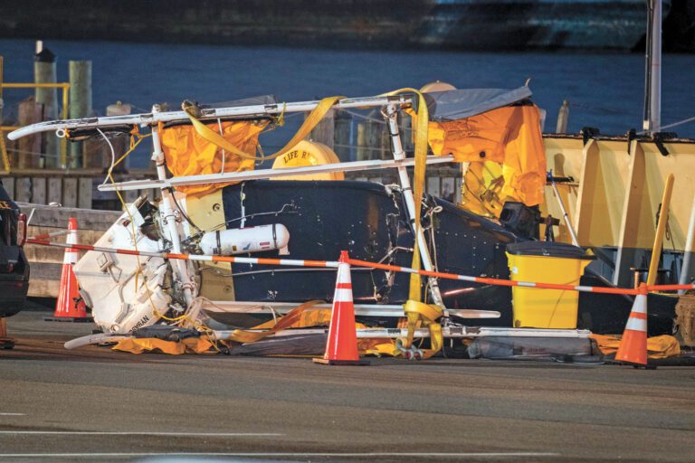 哈德遜河直升機墜毀案發生於去年4月。 Dakota Santiago /紐約時報