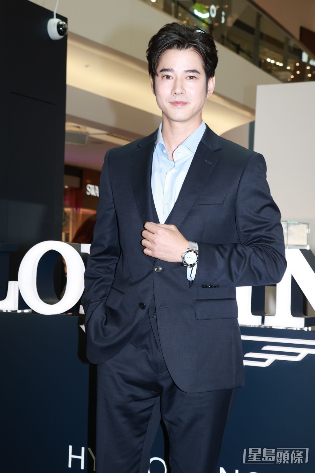 泰國演員Mario Maurer表現親民，以廣東話打招呼。