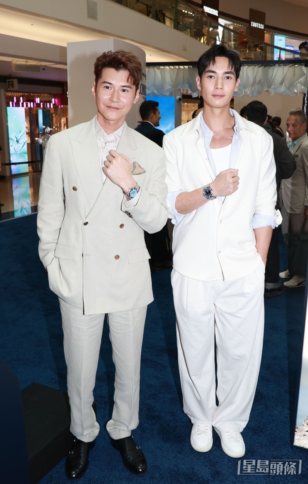 陳家樂與師弟楊天宇兩位型男合照。