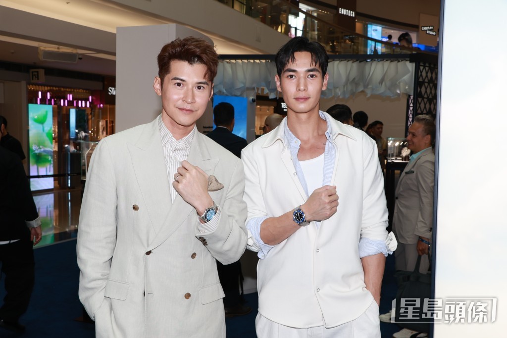 同屬英皇的陳家樂與楊天宇是師兄弟關係。