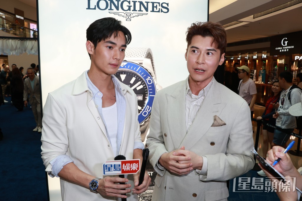 陳家樂與楊天宇均笑稱唱歌並非自己的強項。