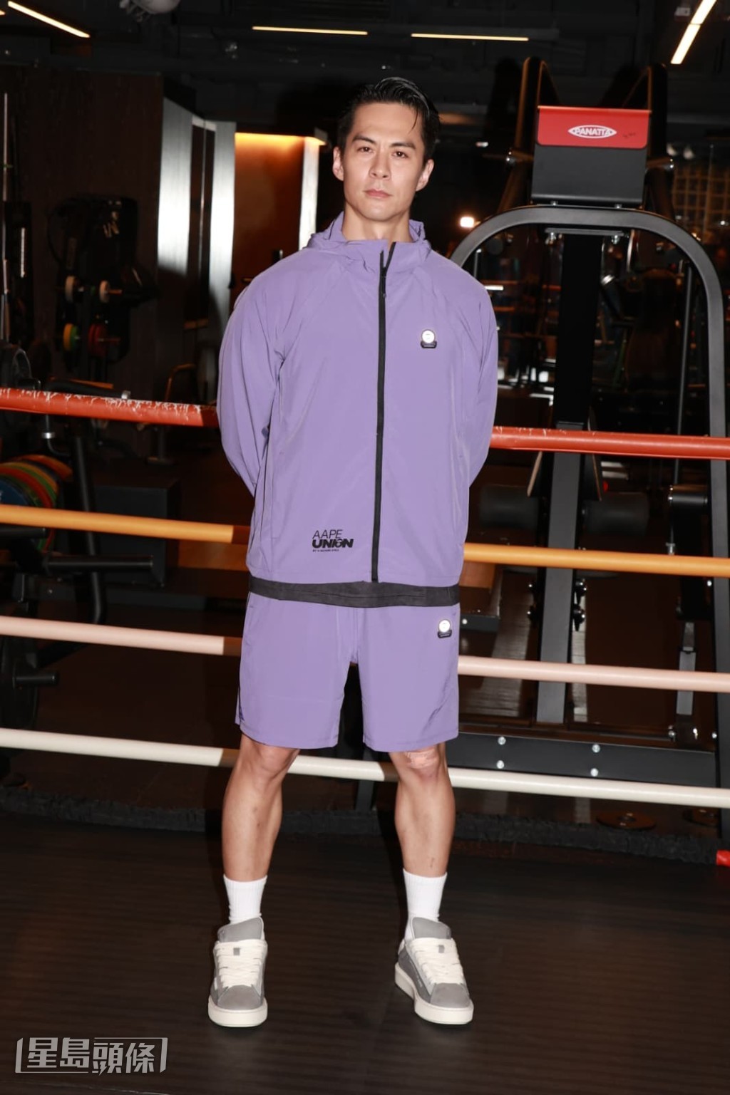 朱鑑然分享近半年的健身重點，主要集中於訓練大腿。