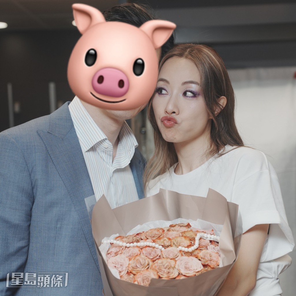 被問及是否渴望結婚，她表示自己並不「恨嫁」，並笑著建議記者去問男方。