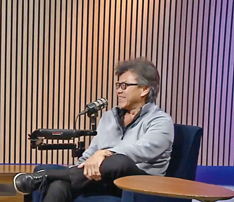 黃子興在訪談中。視頻截圖