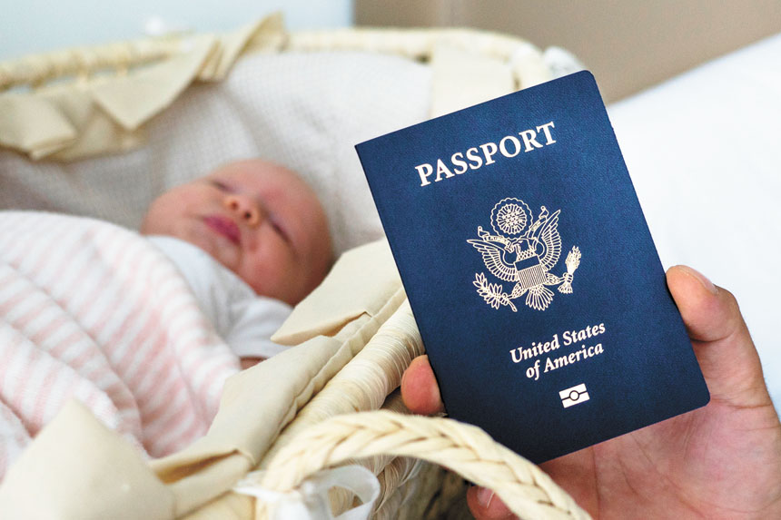 據報美國政府正加強打擊生育旅遊。美聯社資料圖片