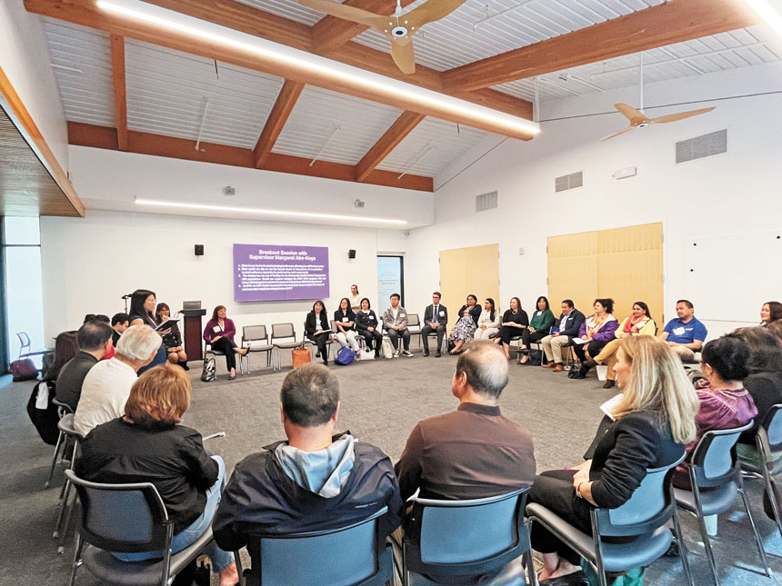 AAPI公共政策高峰會分論壇。記者王蔚攝