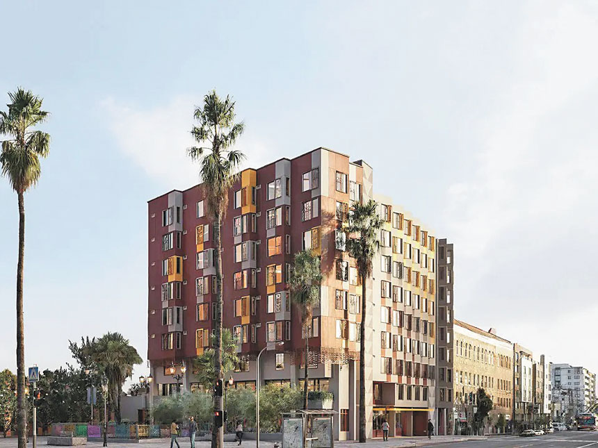 大樓效果圖。MEDA