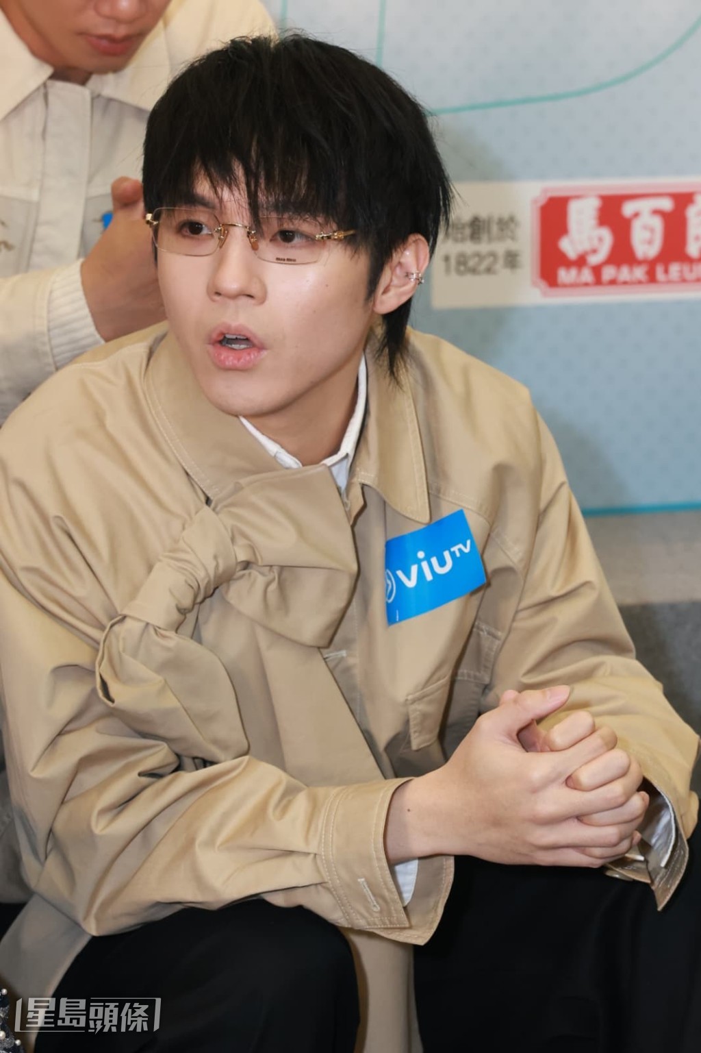 陳卓賢與舊愛Amy Lo同場，他解釋因現場人多而未有打招呼。