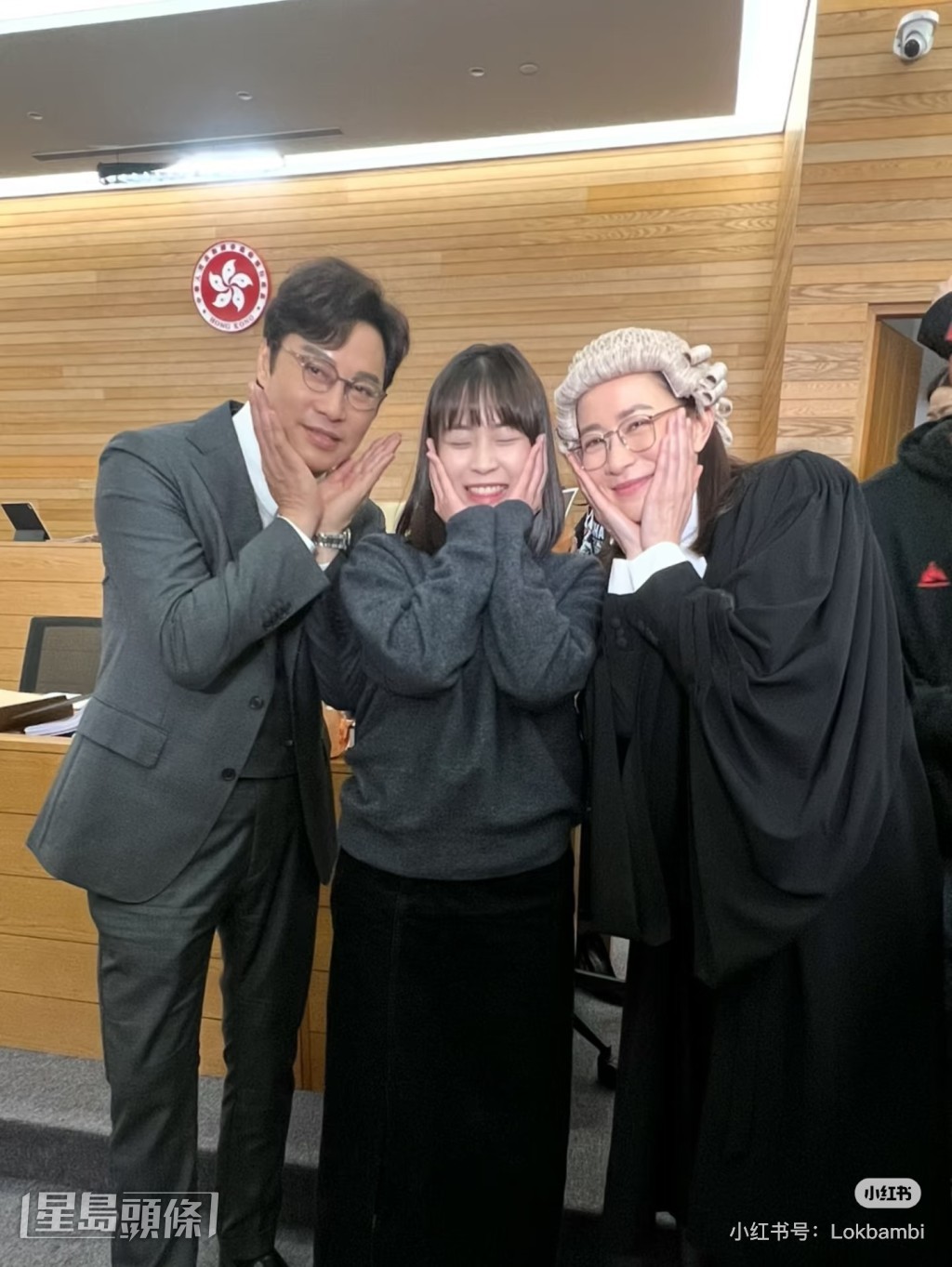 樂珈嘉指試造型時前輩已主動聊天並交換聯絡方式，令她放鬆。