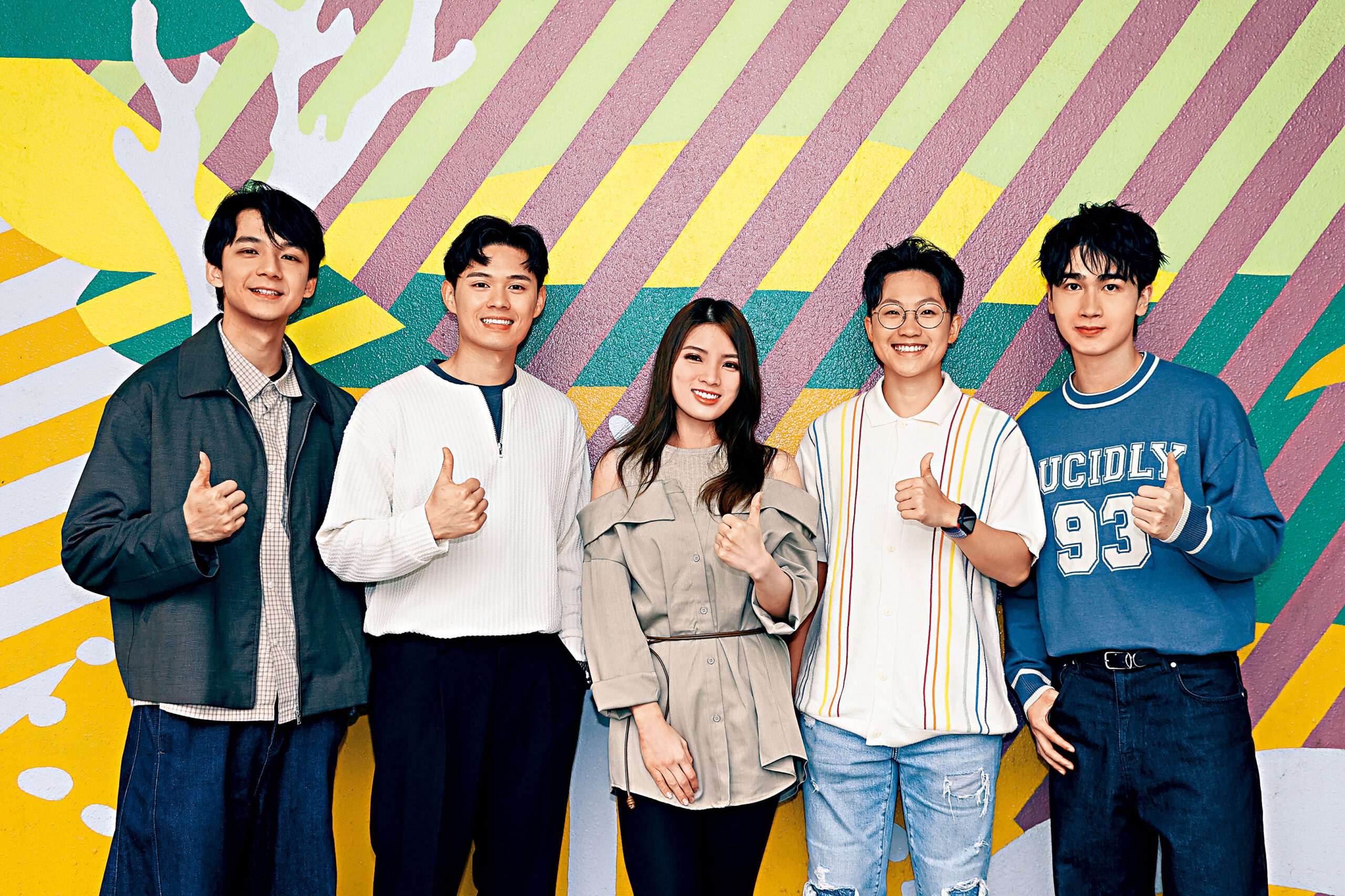 五位前途無量的年輕演員，感謝獲得監製、導演及同劇前輩的照顧與指點。