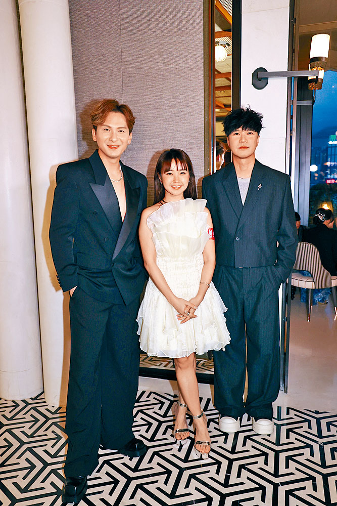 周吉佩、糖妹和布志綸3位大忙人，難得在活動上碰頭。