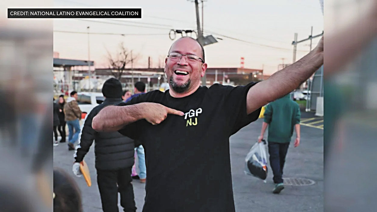 科爾特斯·瓦斯奎茲上個月兼職外賣工作時突遭執法官員帶走。 全國拉丁裔福音聯盟圖片