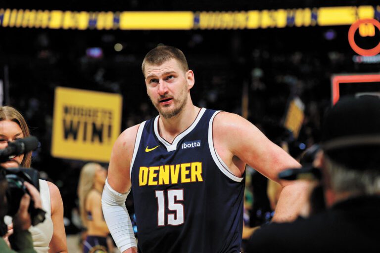 作為聯盟頂尖巨星，約基奇在本賽季又一次傲視群雄。路透社