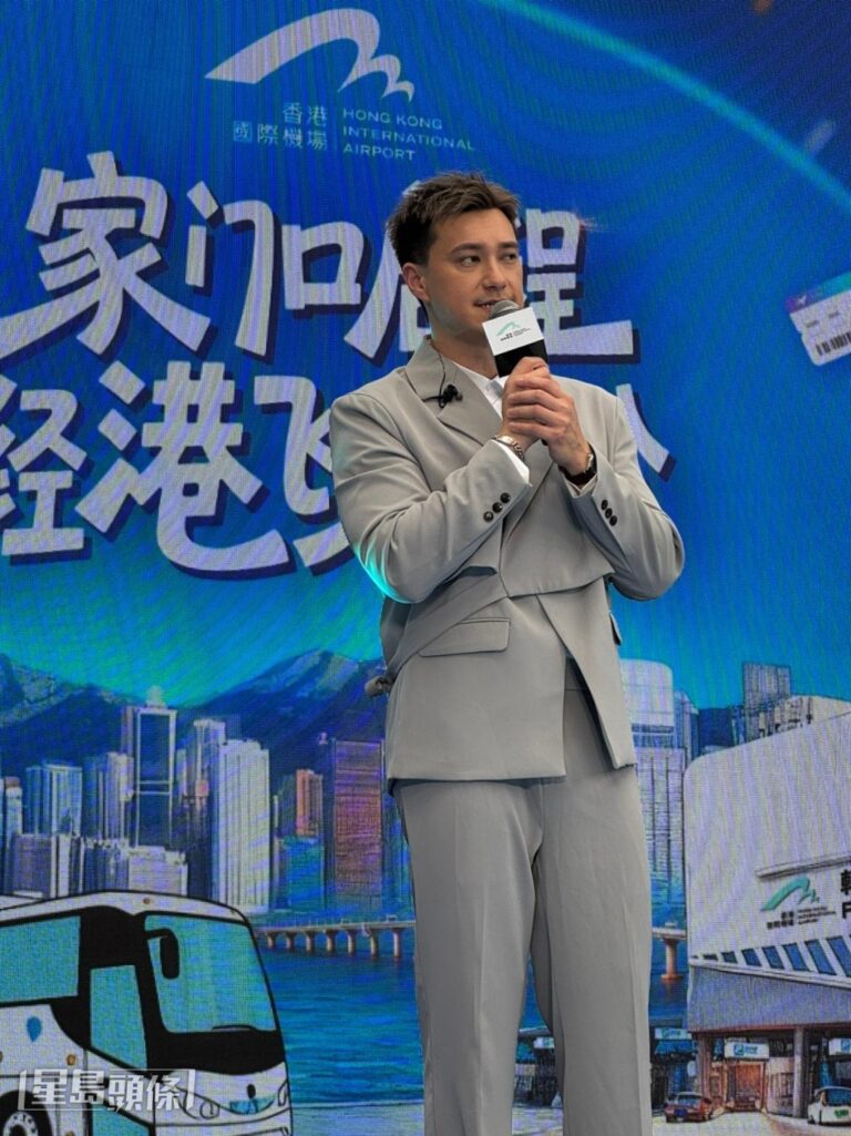朱敏瀚拍劇變機場活字典 親身示範「經港飛」一站式便利