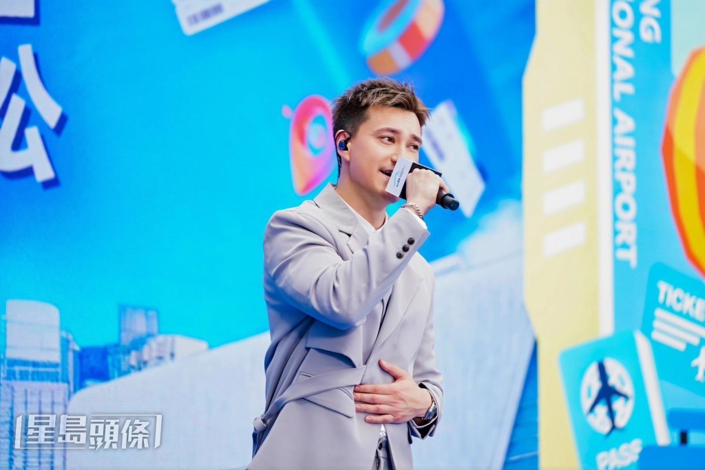 朱敏瀚的現場演唱，讓大家發現他的歌藝原來相當不錯。