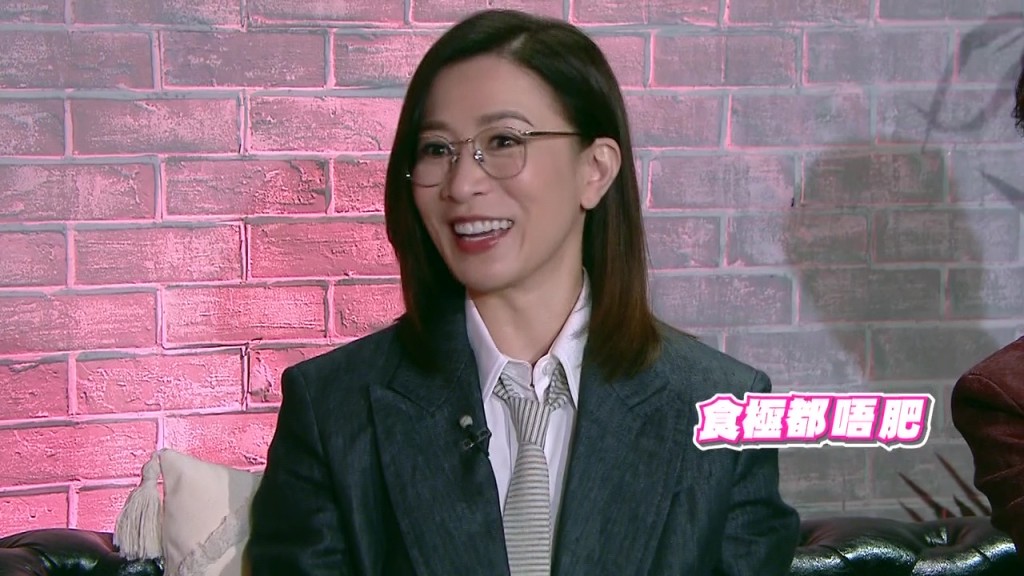 佘詩曼笑說：「我真的怎麼吃都不胖，而且我一定要吃消夜！」