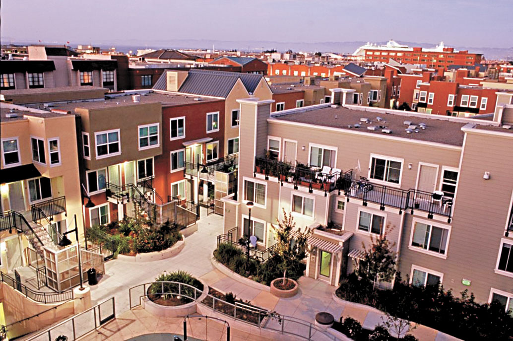 North Beach Place Apartments俯瞰圖。PGAdesign