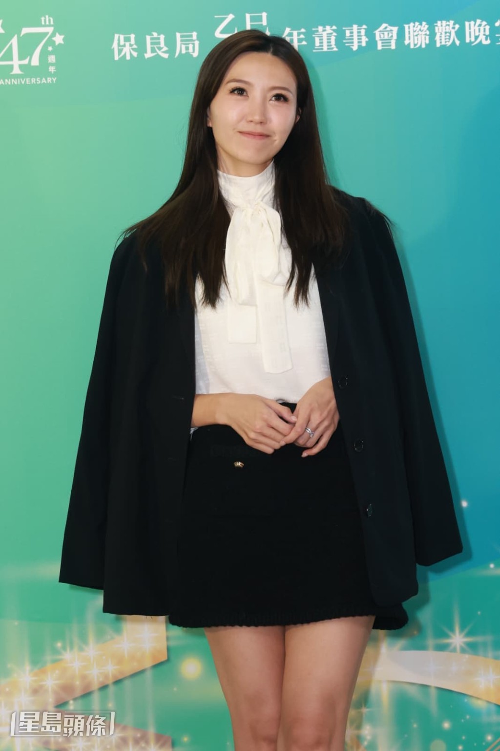 吳若希在晚宴上透露,即將與蕭正楠合作綜藝節目。