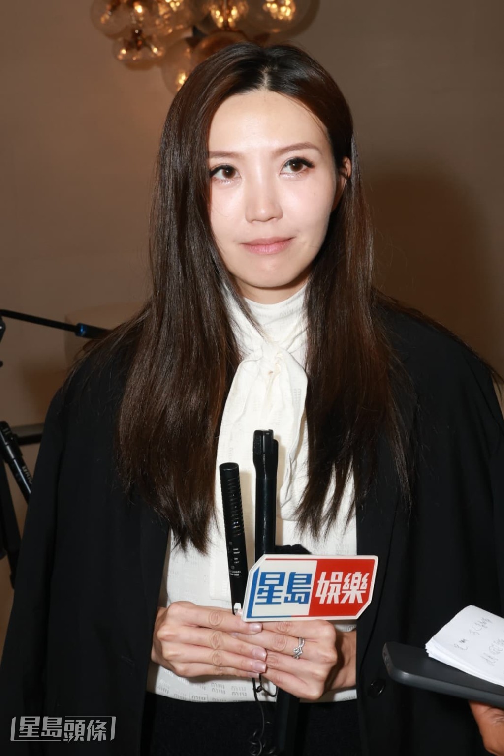 提到好友戴祖儀的舞台劇,吳若希表示有到場支持。