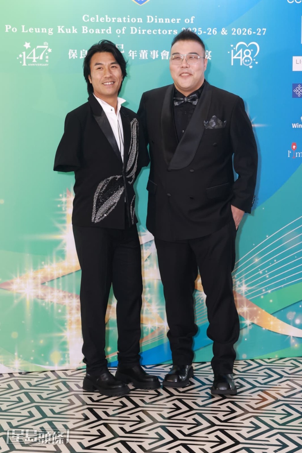 劉洋與李金凱一同出席晚宴。