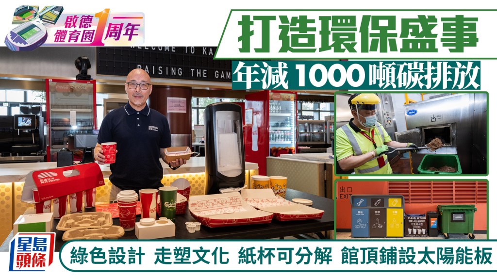 啟德體育園開幕一周年 實踐綠色盛事年減千噸碳排放