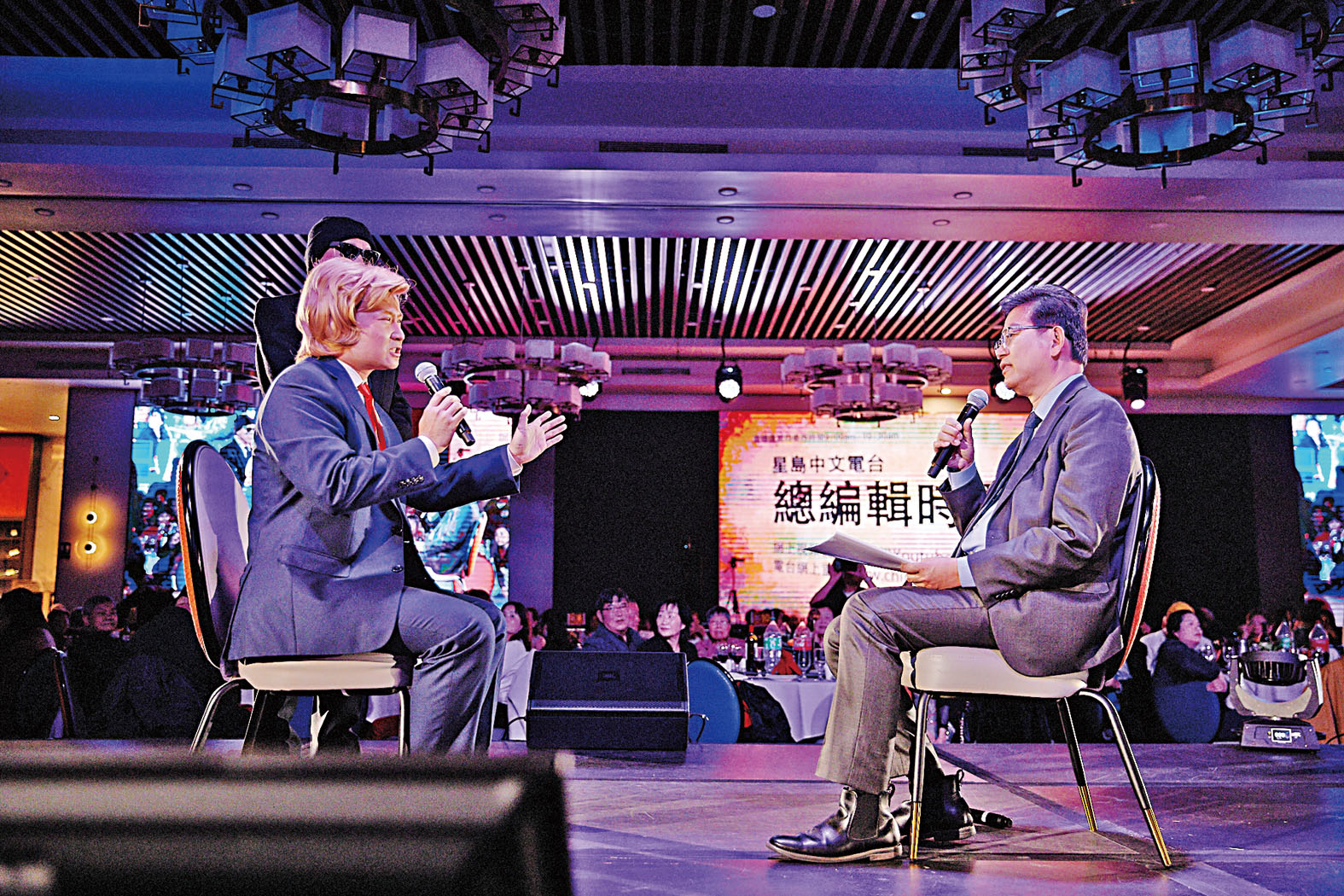 情景表演「總統」作客《總編輯時間》。