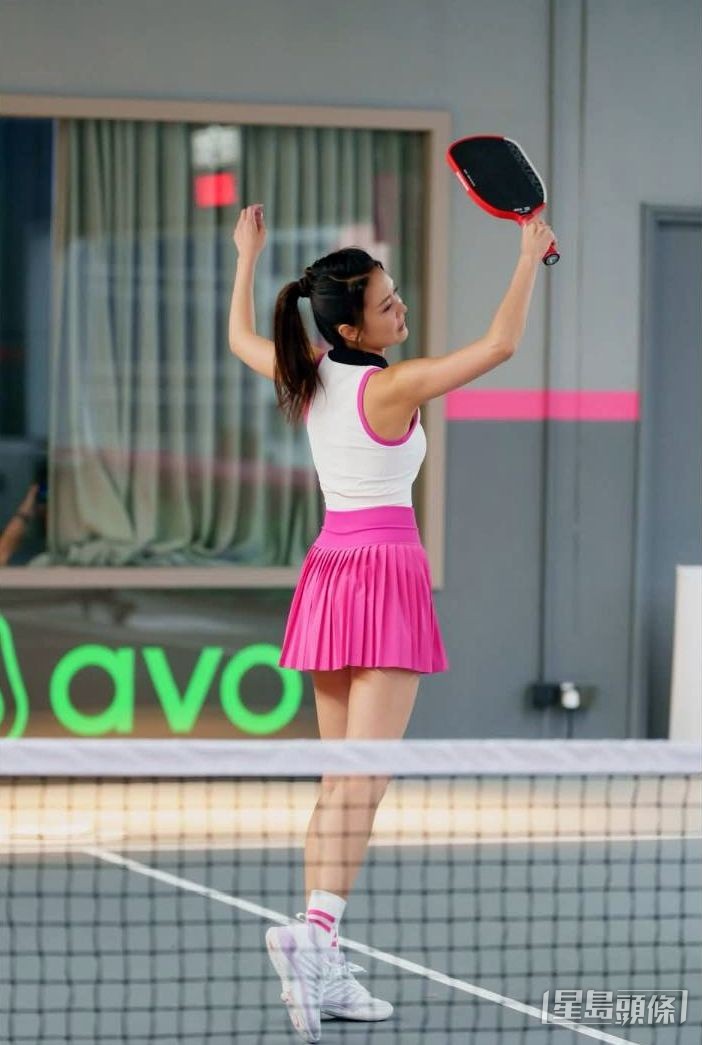 陳庭欣笑言運動時會展露最真實一面，擔心影響別人對她的第一印象。