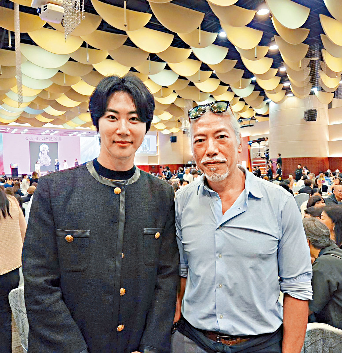 張耀揚驚歎Yong Heo「嘩！好高大喎！」