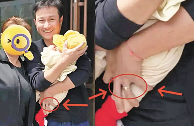 文章手上戴著戒指。網上圖片