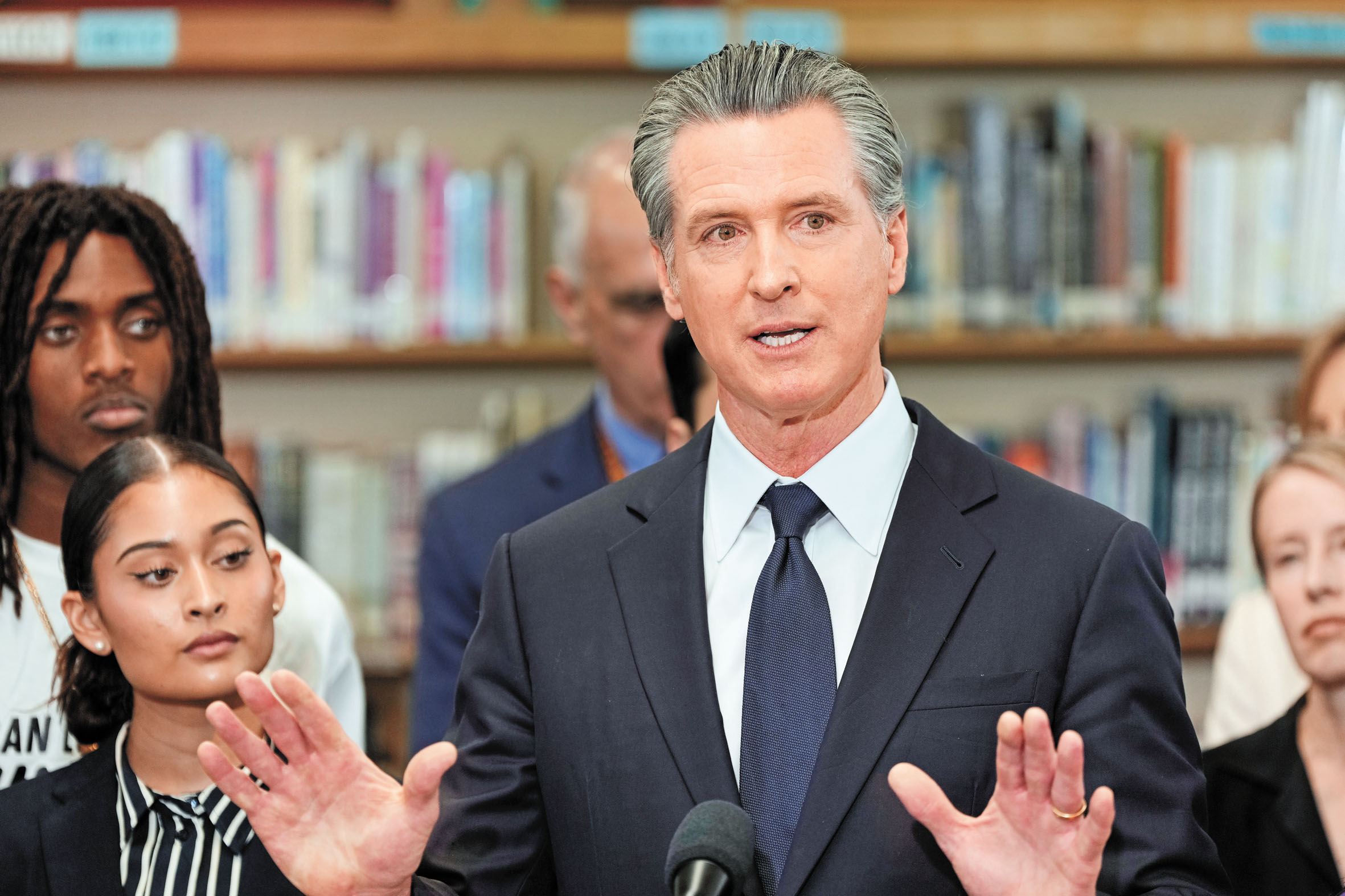 州長紐森宣布，國會眾院加州第14選區將展開補選。美聯社資料圖