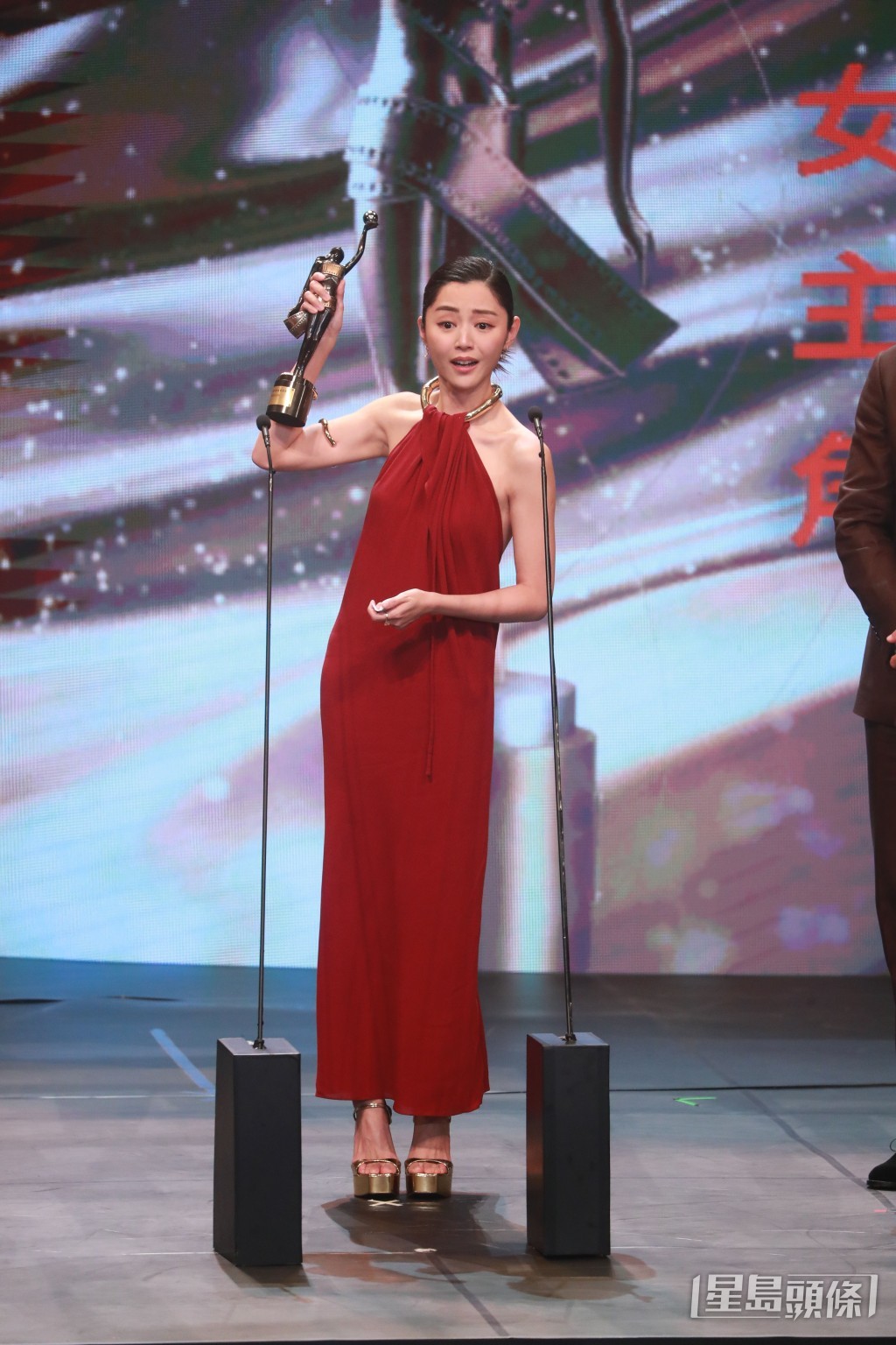 去年的活動大使衛詩雅，其後成功奪得金像獎影后。