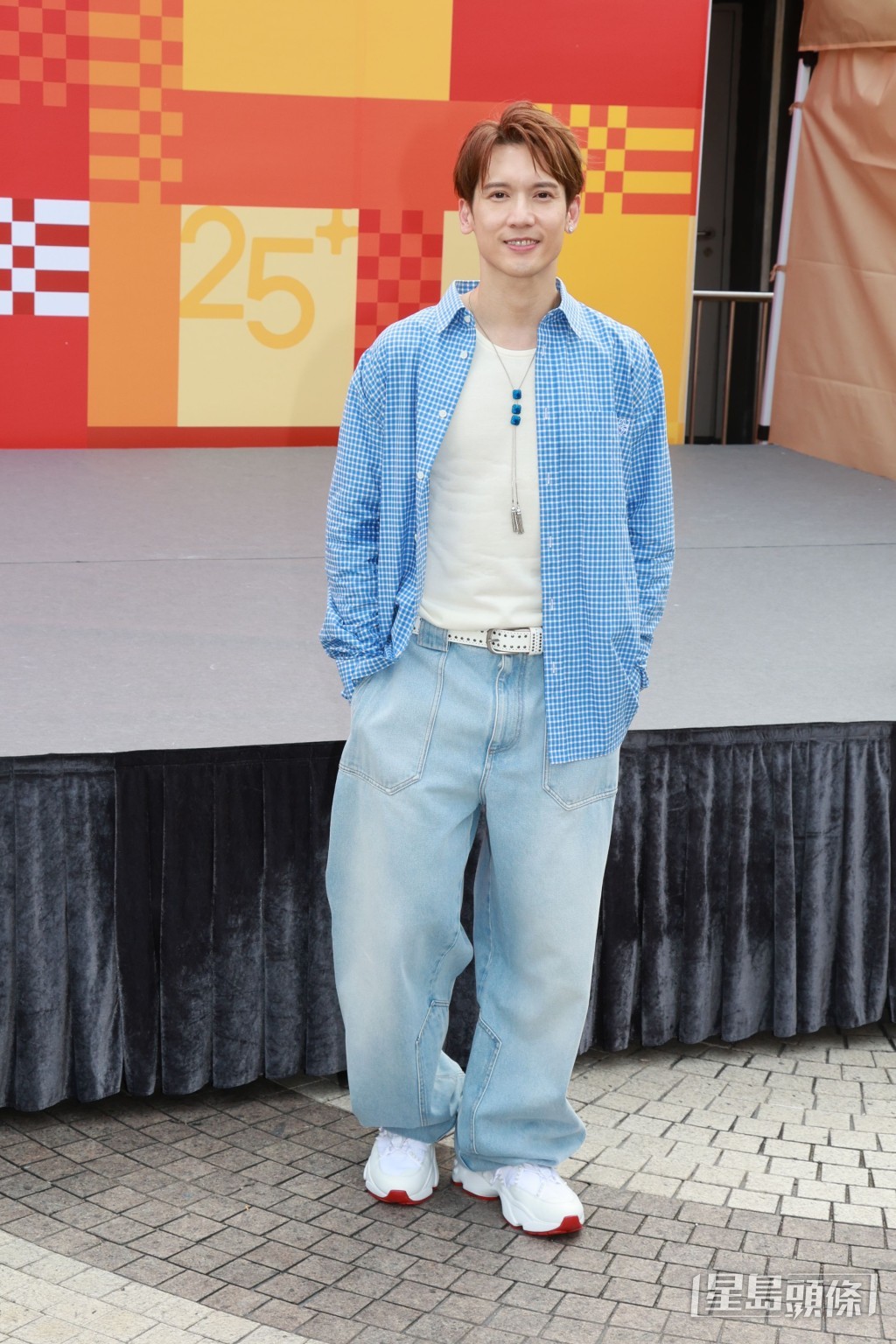 關智斌今日未有展示肌肉。