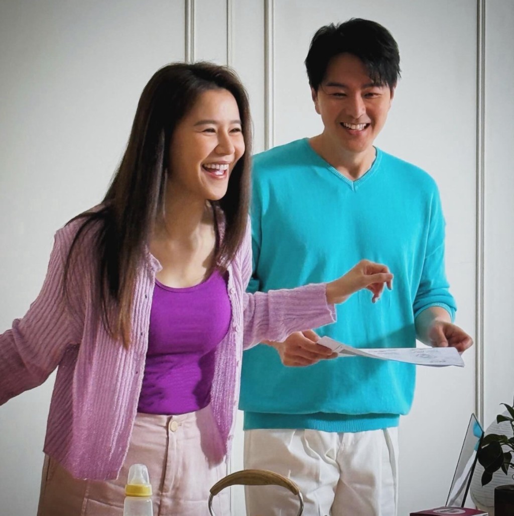 蕭正楠與黃翠如透露，每次外出工作都非常想念兒子。