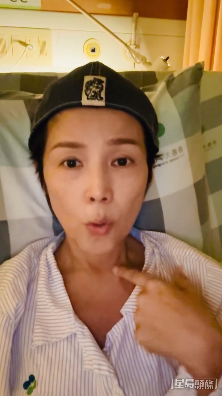 吳文忻最近入院進行化療時，出現了肺炎的問題。