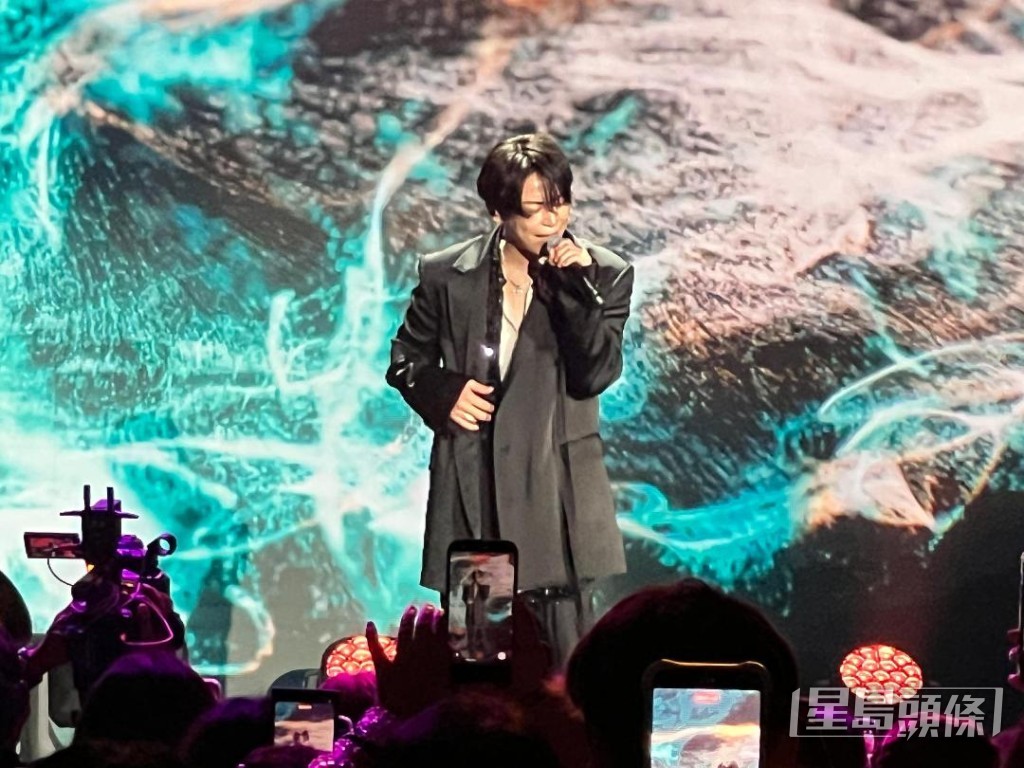 龜梨和也表示，現在能以自己名字來港並擁有個人舞台，感到幸福。