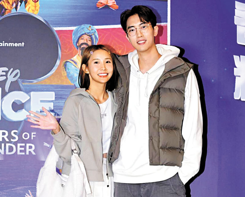 粿粿外遇王子導致婚變，兩人認賠范姜（右）100萬。網上圖片