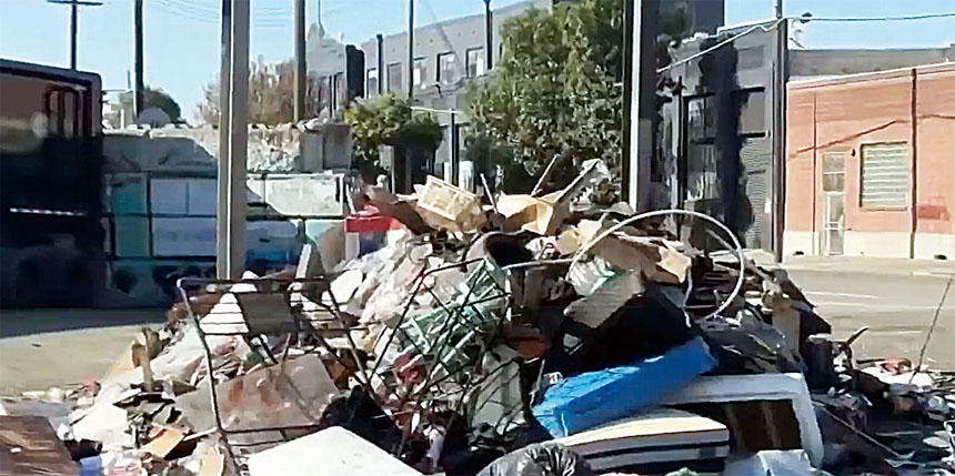 屋崙擬部署AI無人機找非法棄置廢物行為。NBC電視畫面