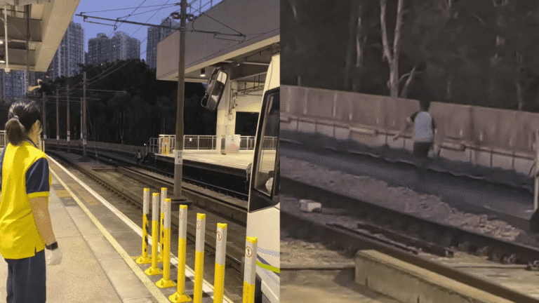 屯門男童疑迷路誤闖輕鐵路軌 警方尋獲交還父母