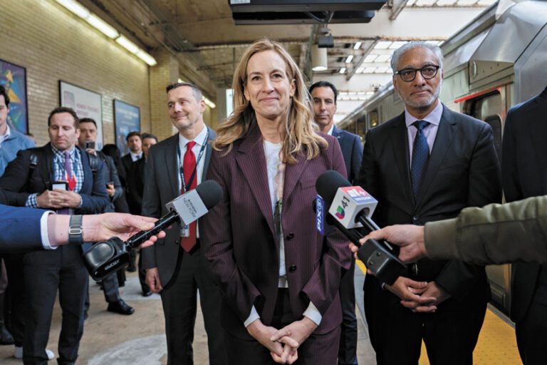 謝里爾直言，不會讓新州納稅人及通勤者為觀賽人群買單。 Hiroko Masuike/紐約時報