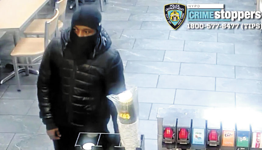 警方發佈嫌疑人圖像。