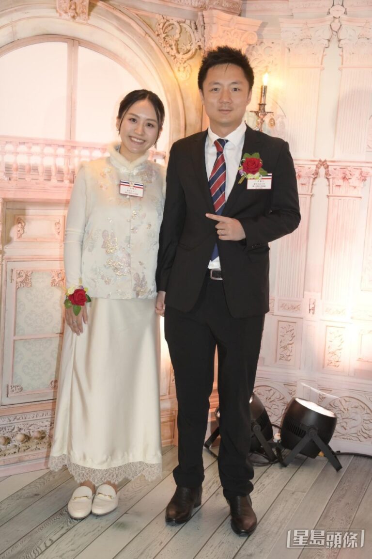 鍾培生婚後偕妻首露面　坦言期待家庭計畫　莊雅婷暫接三孩