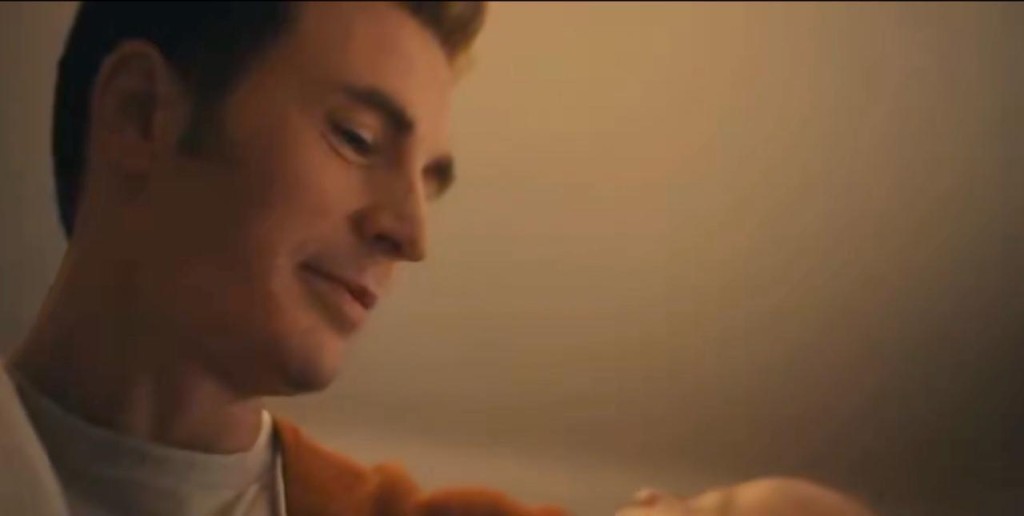 基斯伊雲斯飾演的美國隊長在《復仇者5》預告中登場，並接過了雷神的鐵鎚。