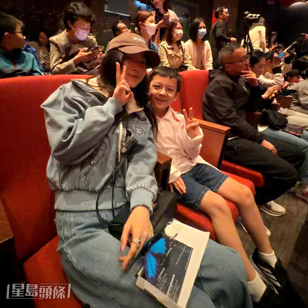 Marie提到，7歲的細仔也嚷著想跟哥哥一樣到英國讀書。