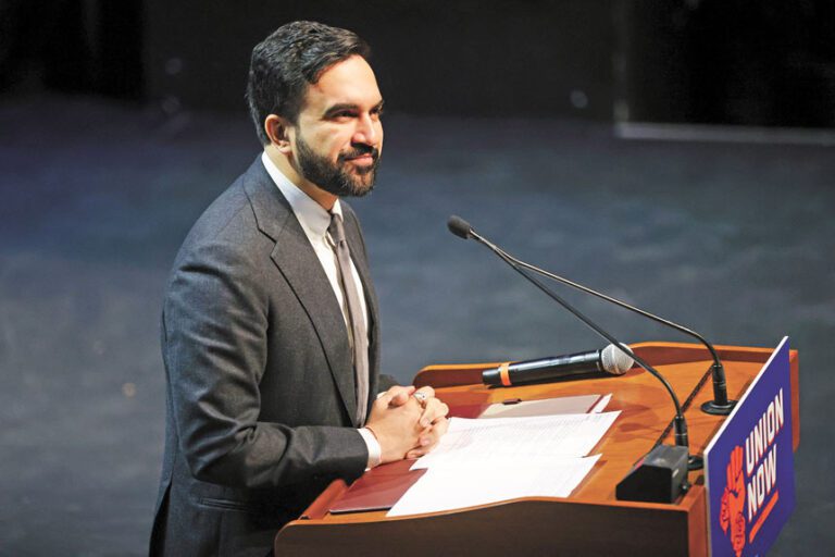 馬姆達尼強調，他一向明確支持向富人徵稅。Heather Khalifa /紐約時報