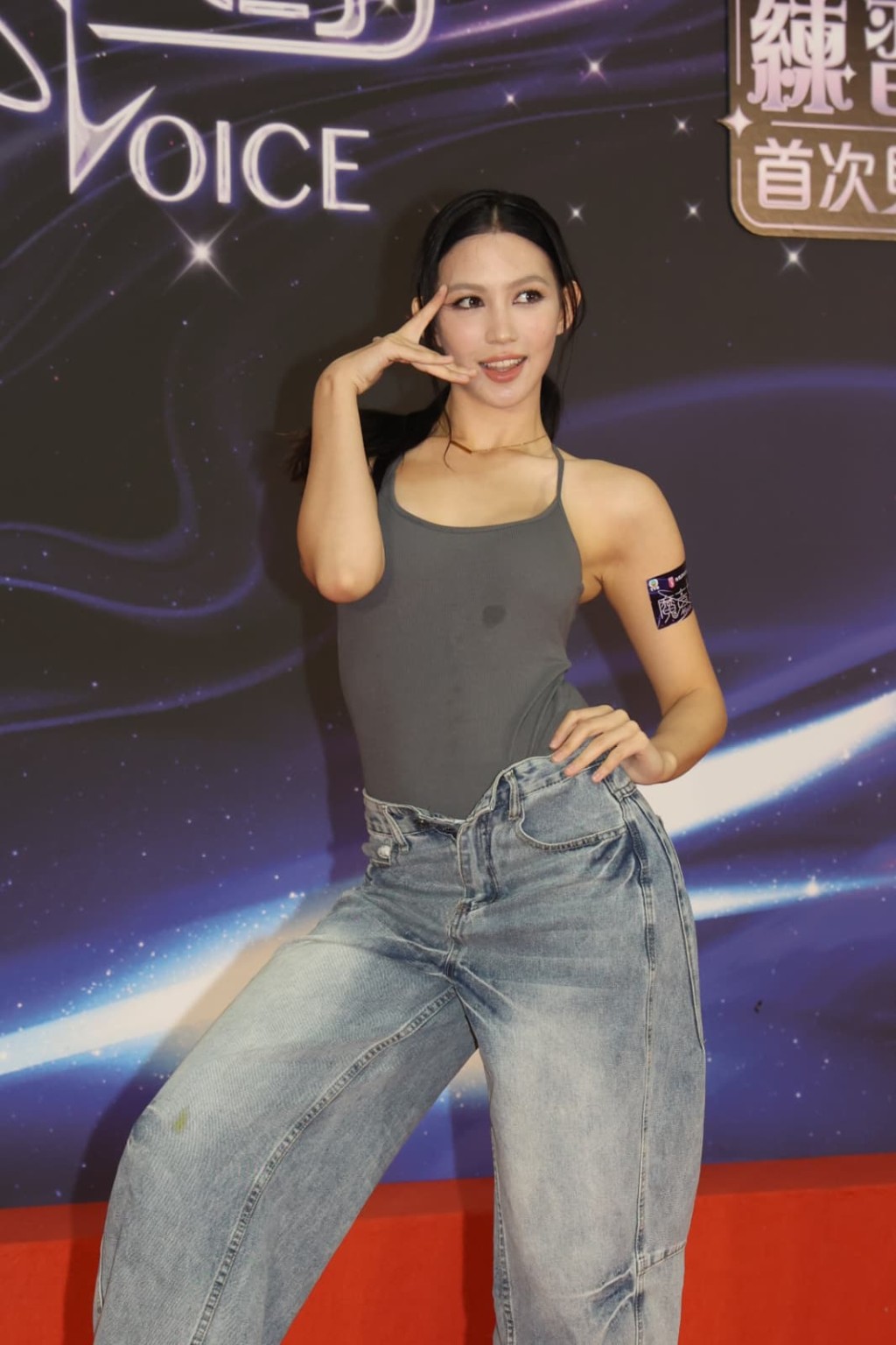 廣東話尚在學習階段的喬美莎，笑說一開口便感緊張。