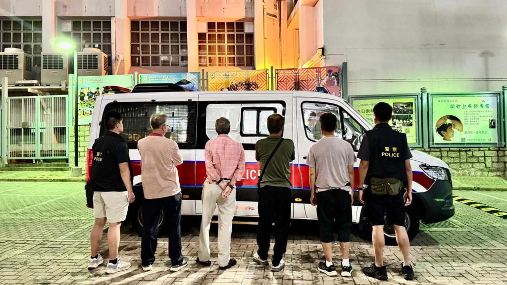 沙田跨部門打擊街頭聚賭 首次出動無人機巡查黑點拘8人