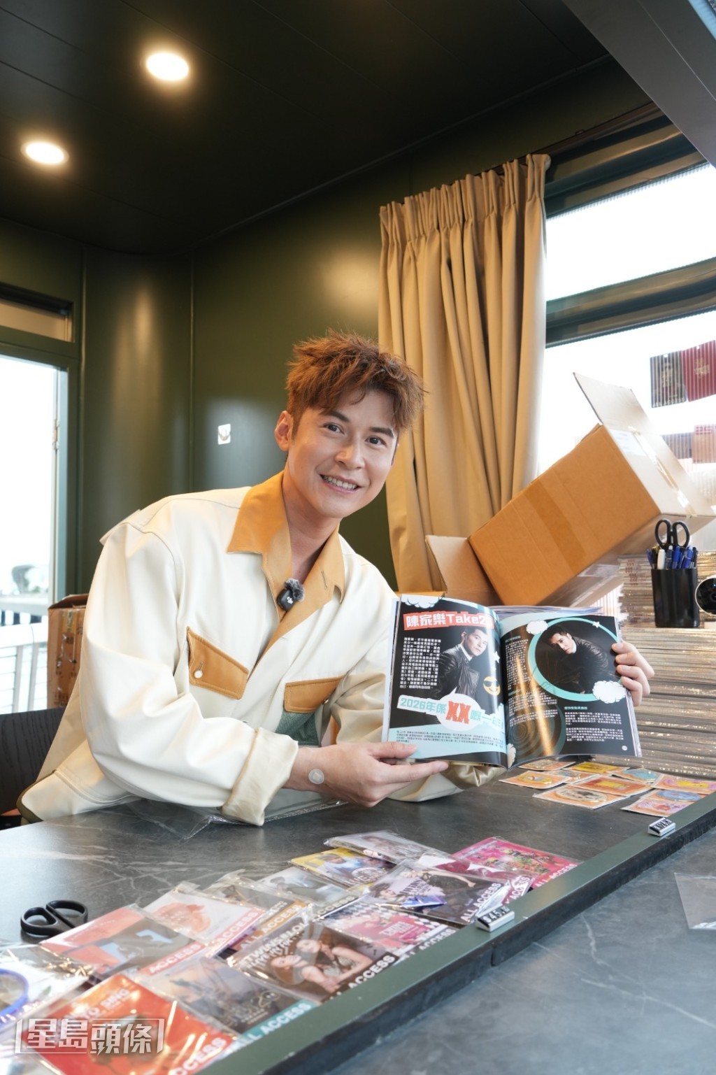 事後家樂笑說：「我以為做店長好簡單，點知原來要不停講嘢。」