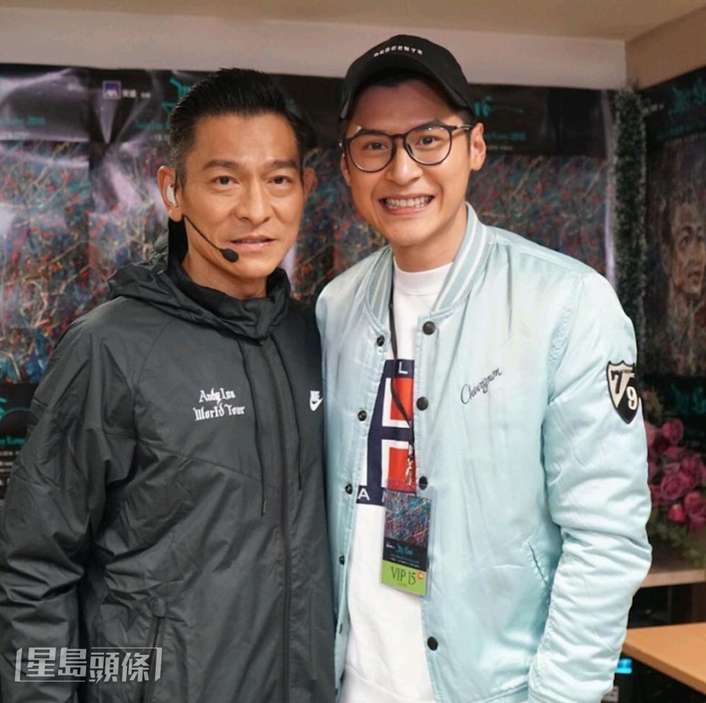 陳家樂視劉德華為偶像與奮鬥目標，感激對方給予的教導。