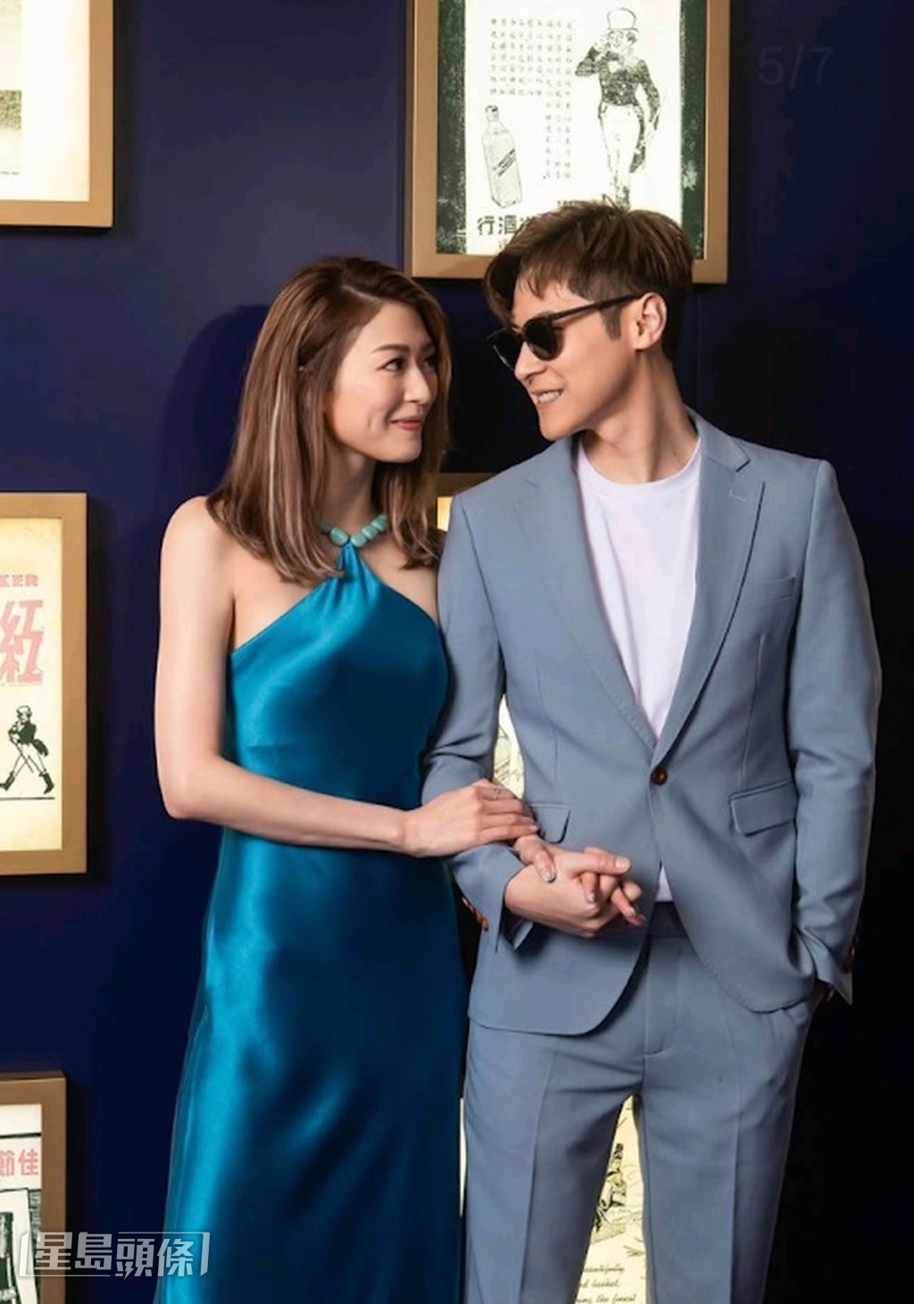 收看提名公布直播時，太太連詩雅比陳家樂本人更為緊張投入。